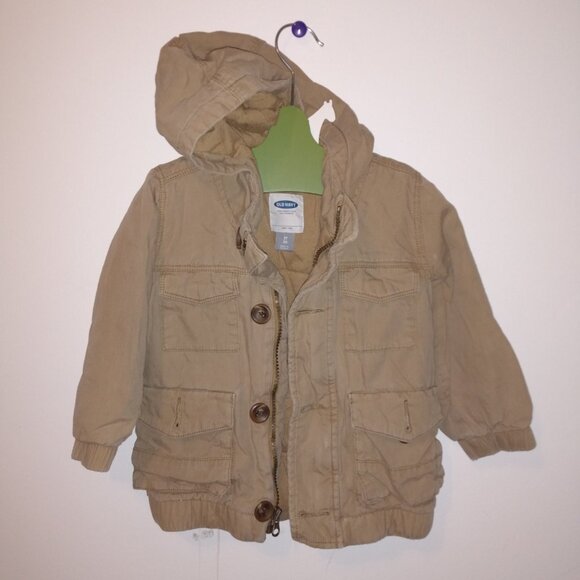 Old Navy Tan Jacket 2T - Picture 1 of 7